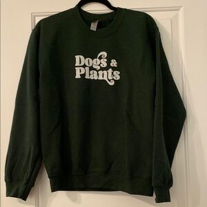 Dogs and Plants Sweatshirt